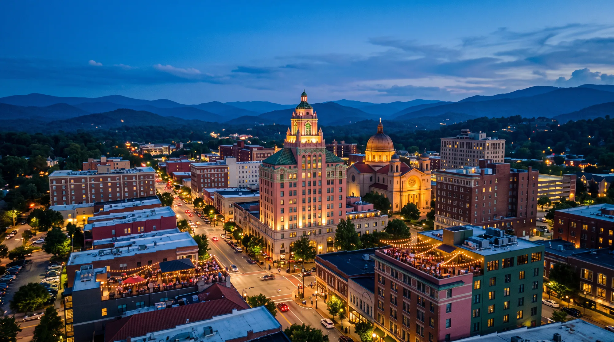 Asheville, NC skyline
