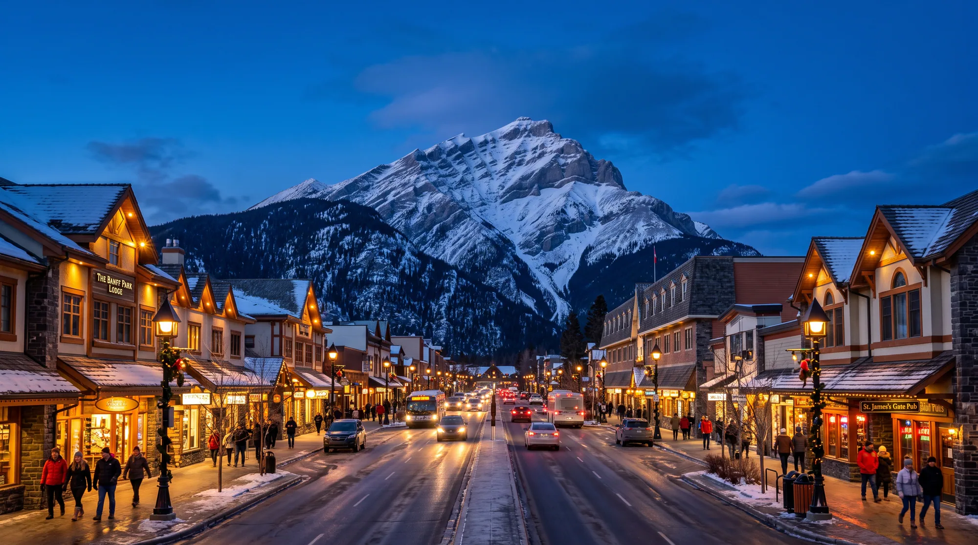 Banff, AB skyline