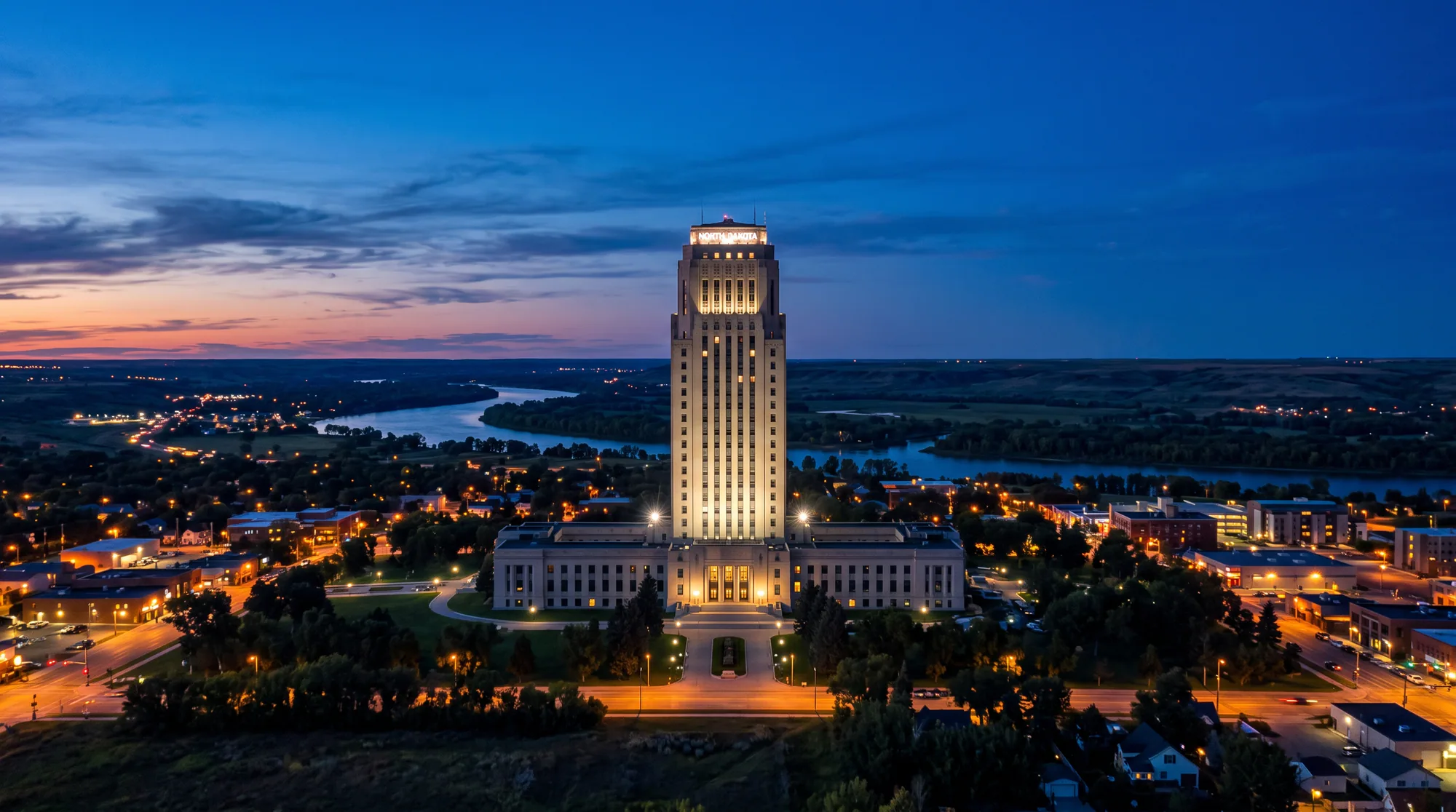 Bismarck, ND skyline