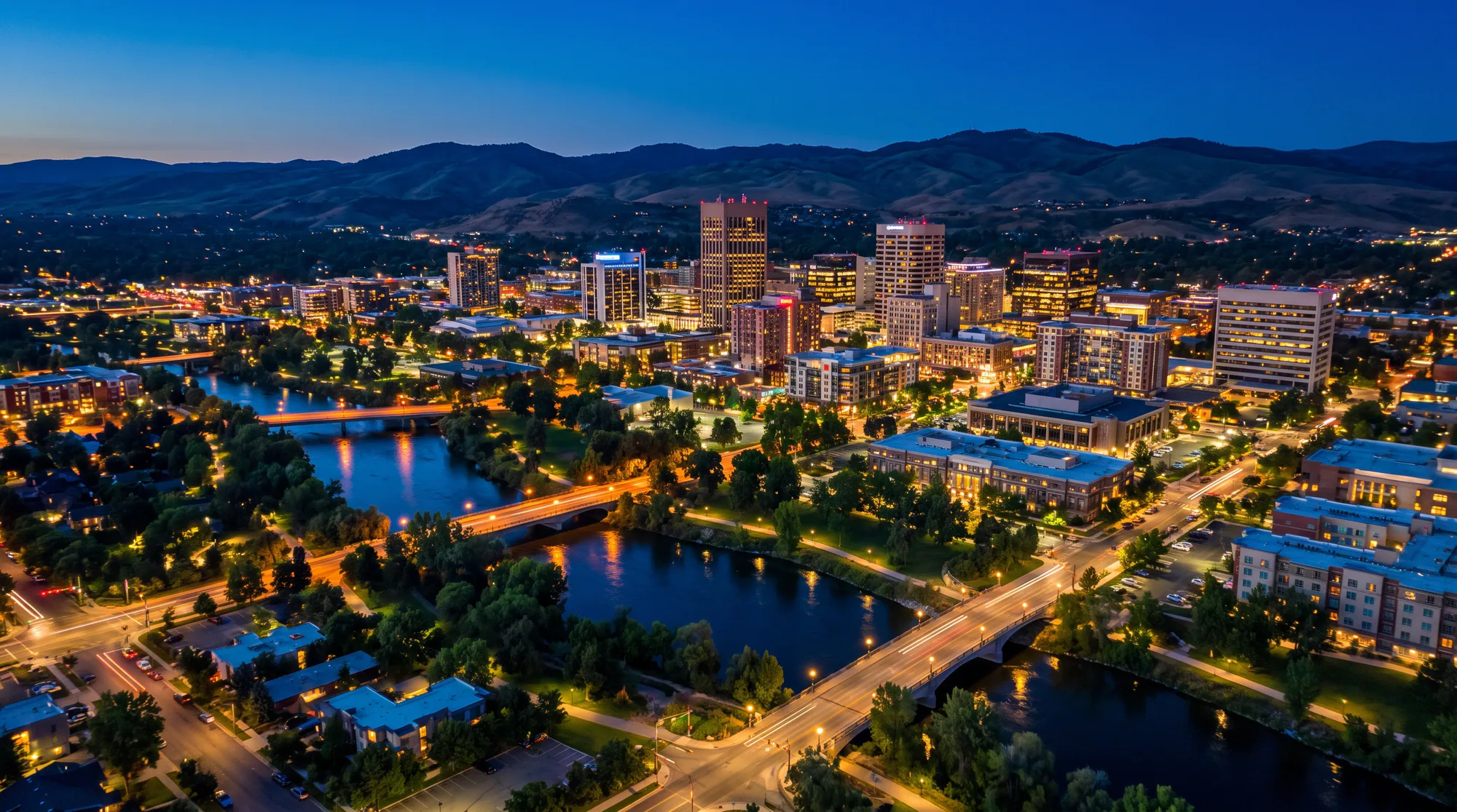 Boise, ID skyline