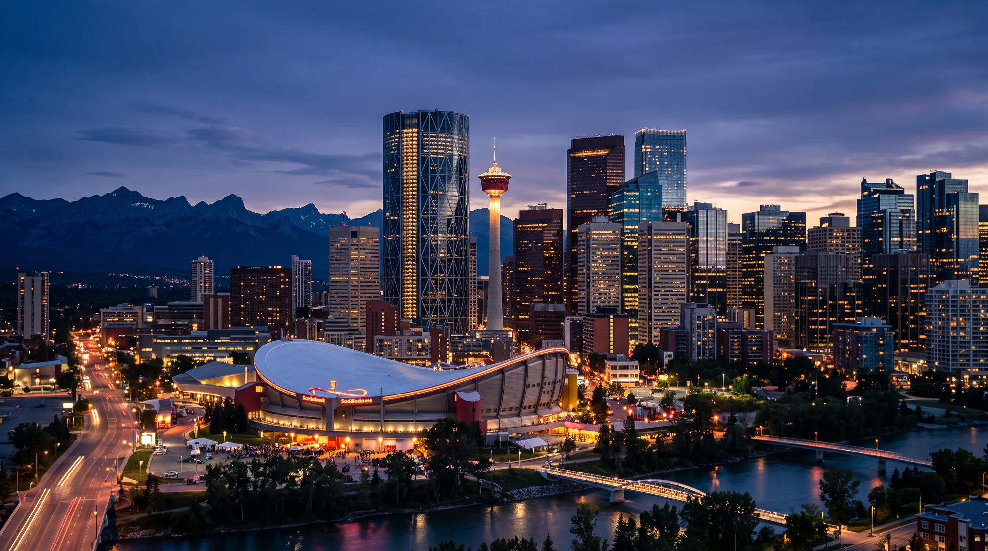 Calgary, AB skyline