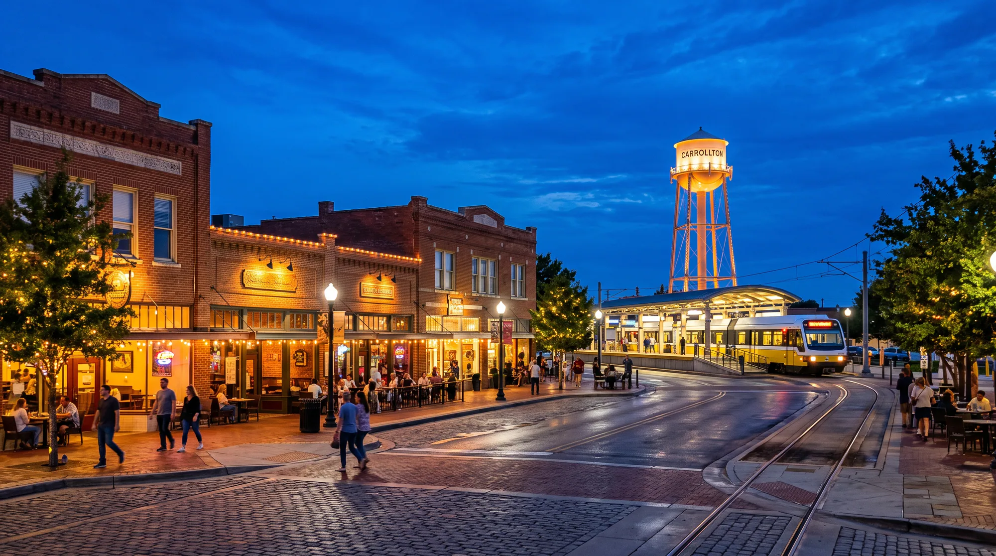 Carrollton, TX skyline