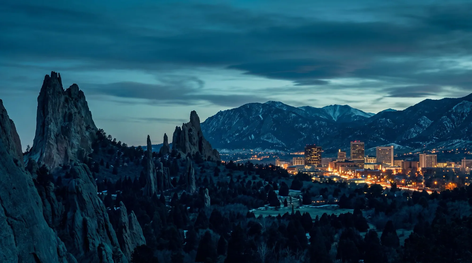 Colorado Springs, CO skyline
