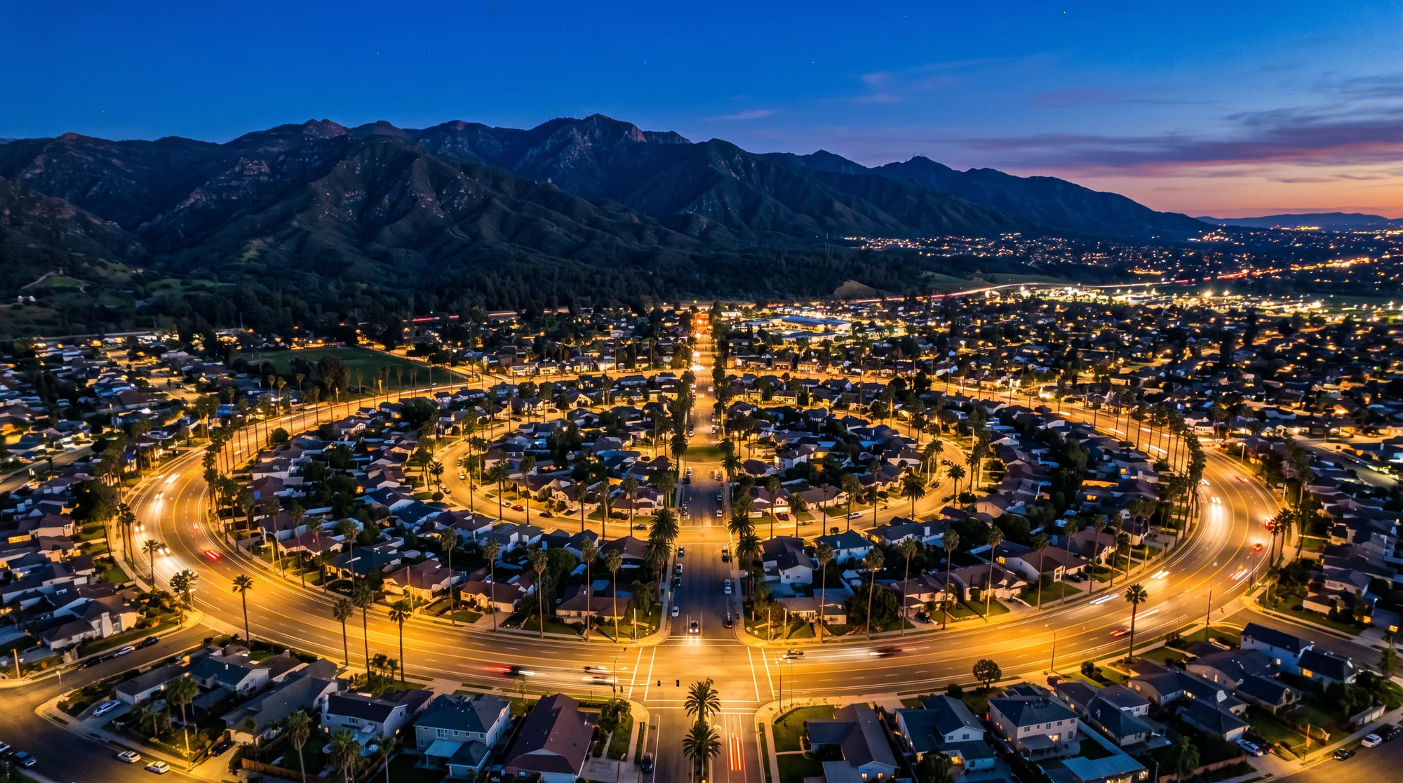 Corona, CA skyline