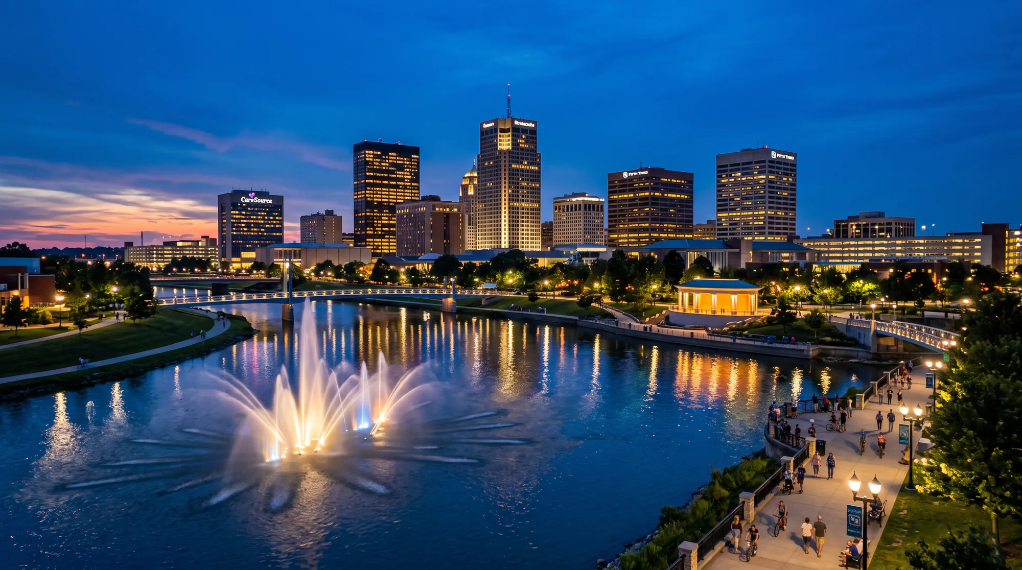 Dayton, OH skyline