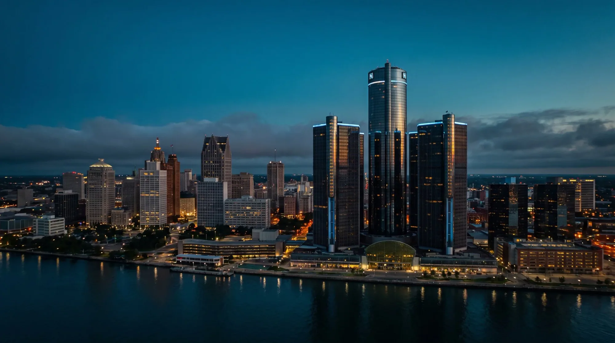 Detroit, MI skyline