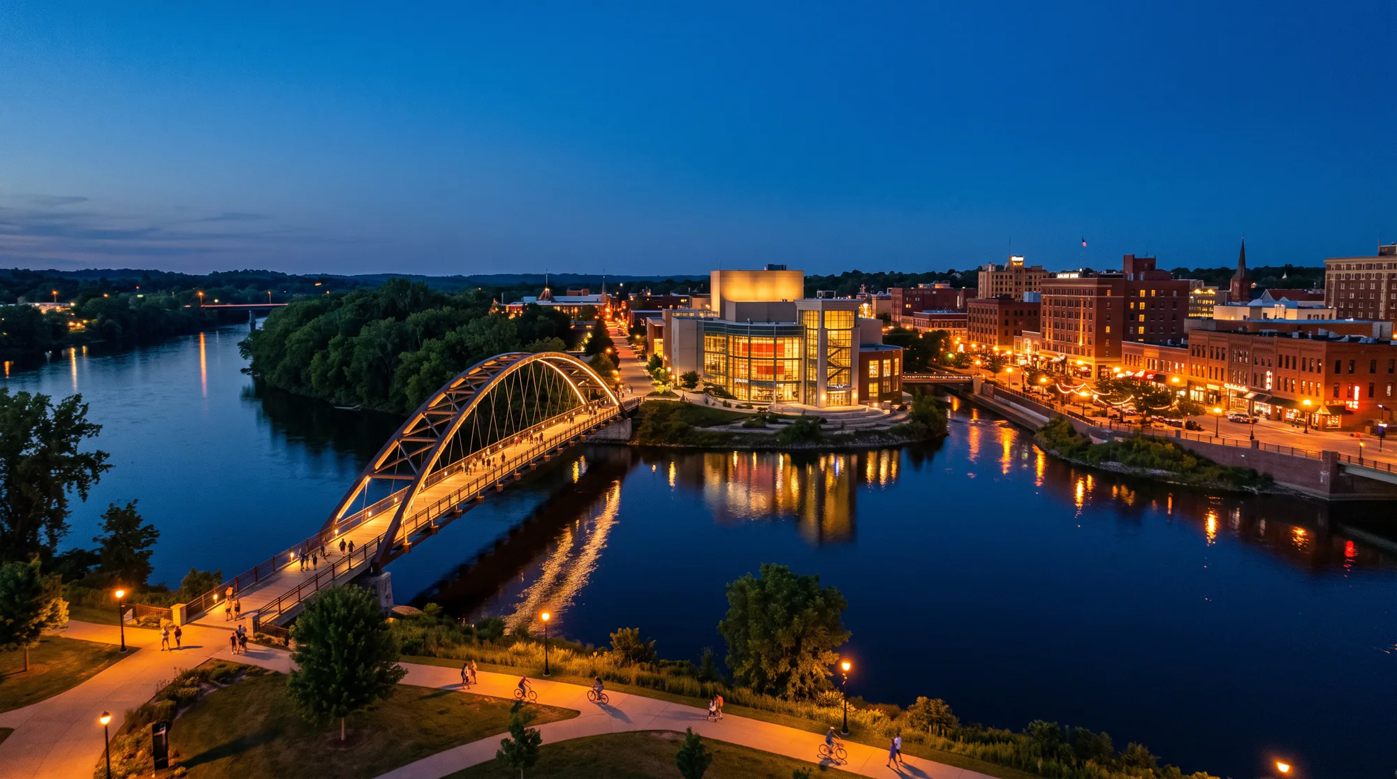 Eau Claire, WI skyline