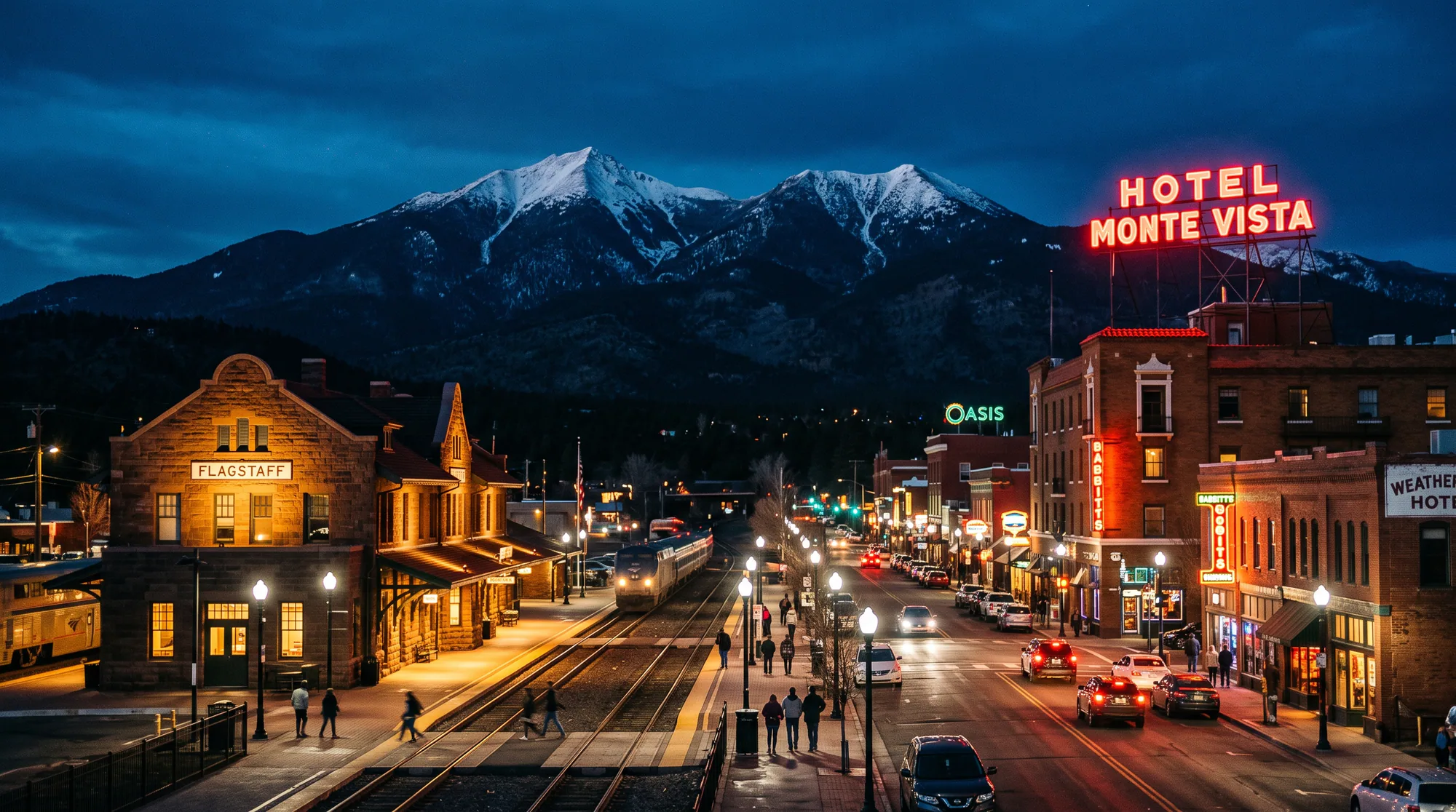 Flagstaff, AZ skyline