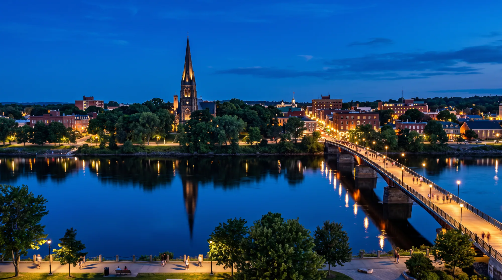 Fredericton, NB skyline