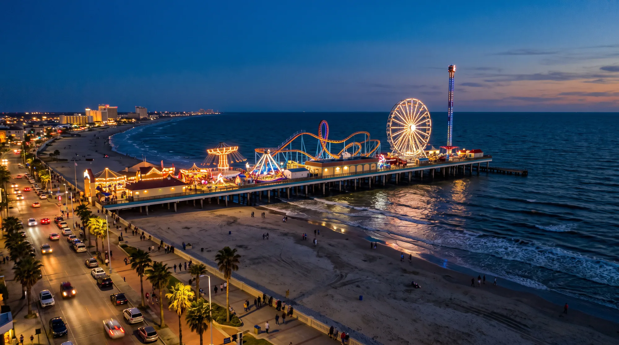 Galveston, TX skyline
