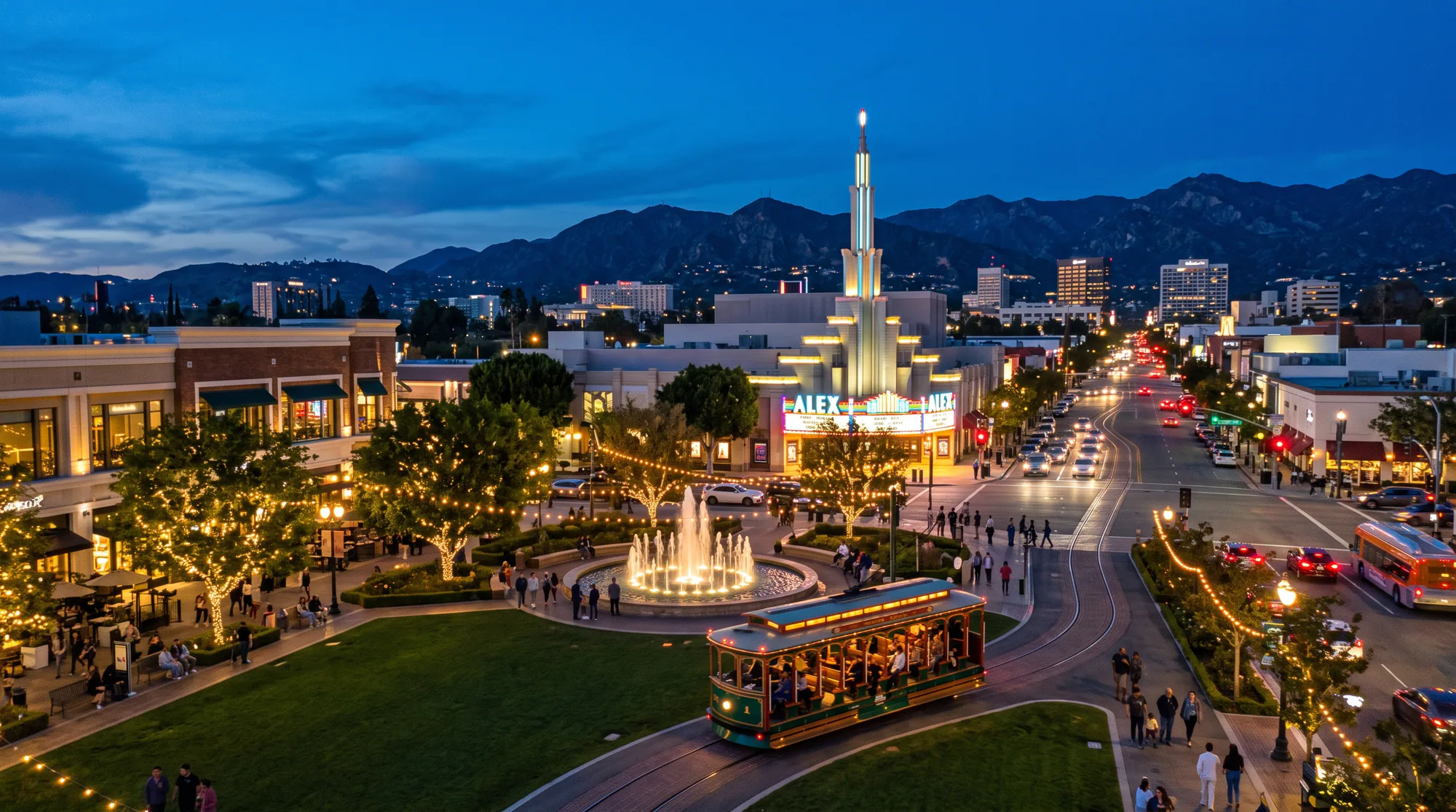 Glendale, CA skyline