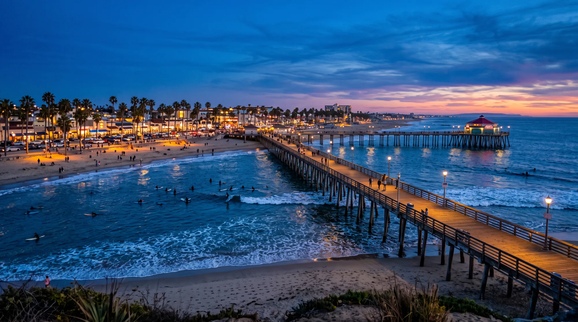 Huntington Beach, CA skyline