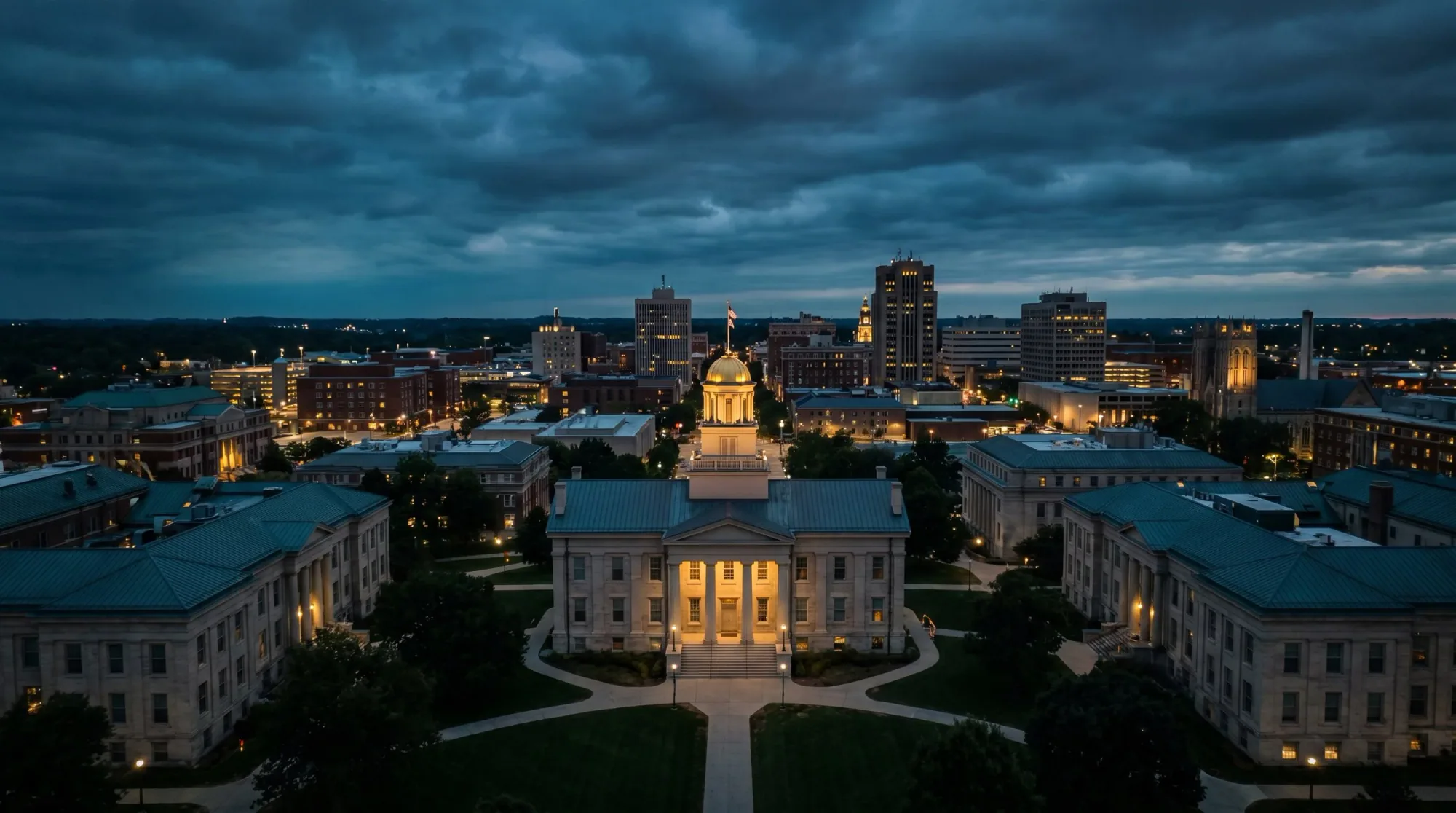 Iowa City, IA skyline