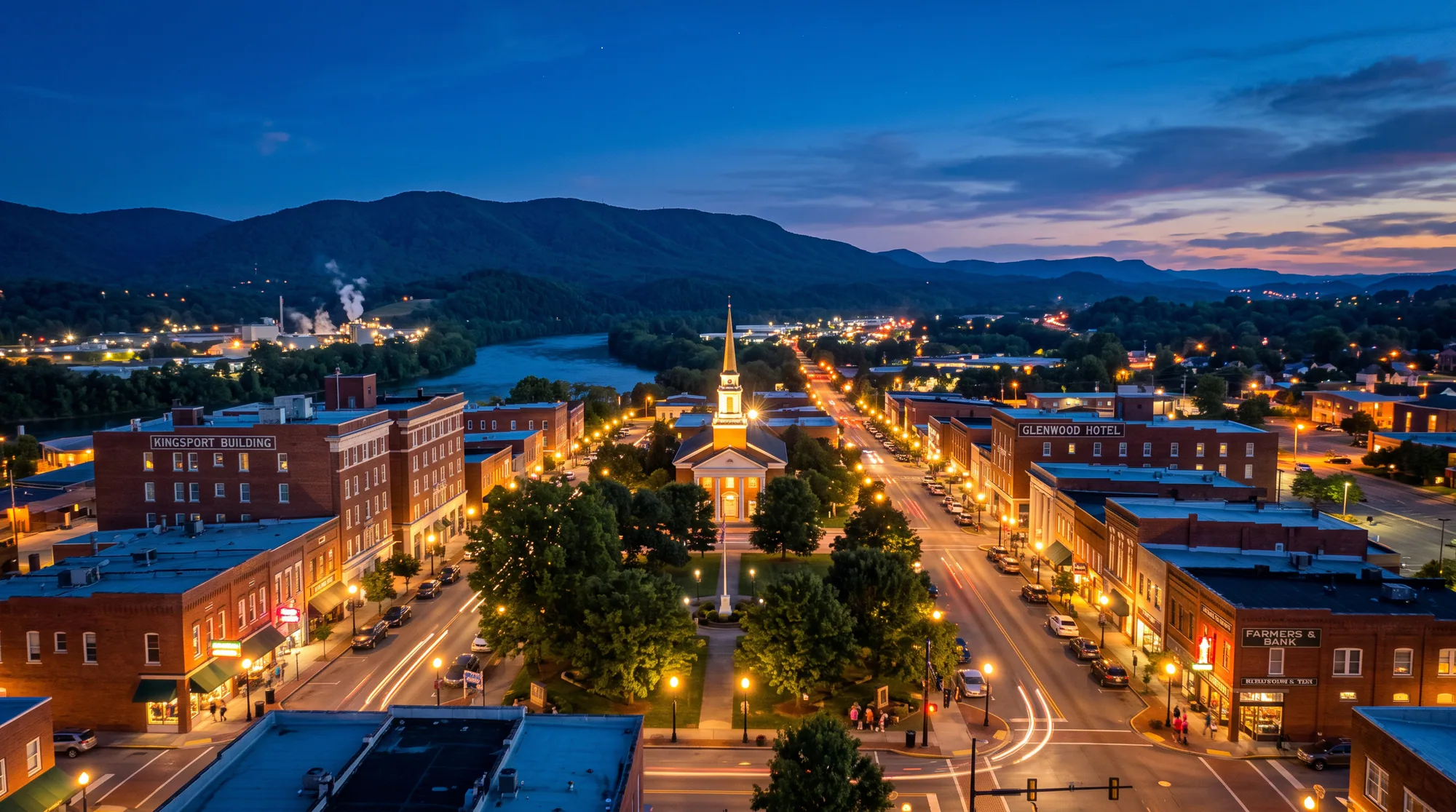 Kingsport, TN skyline