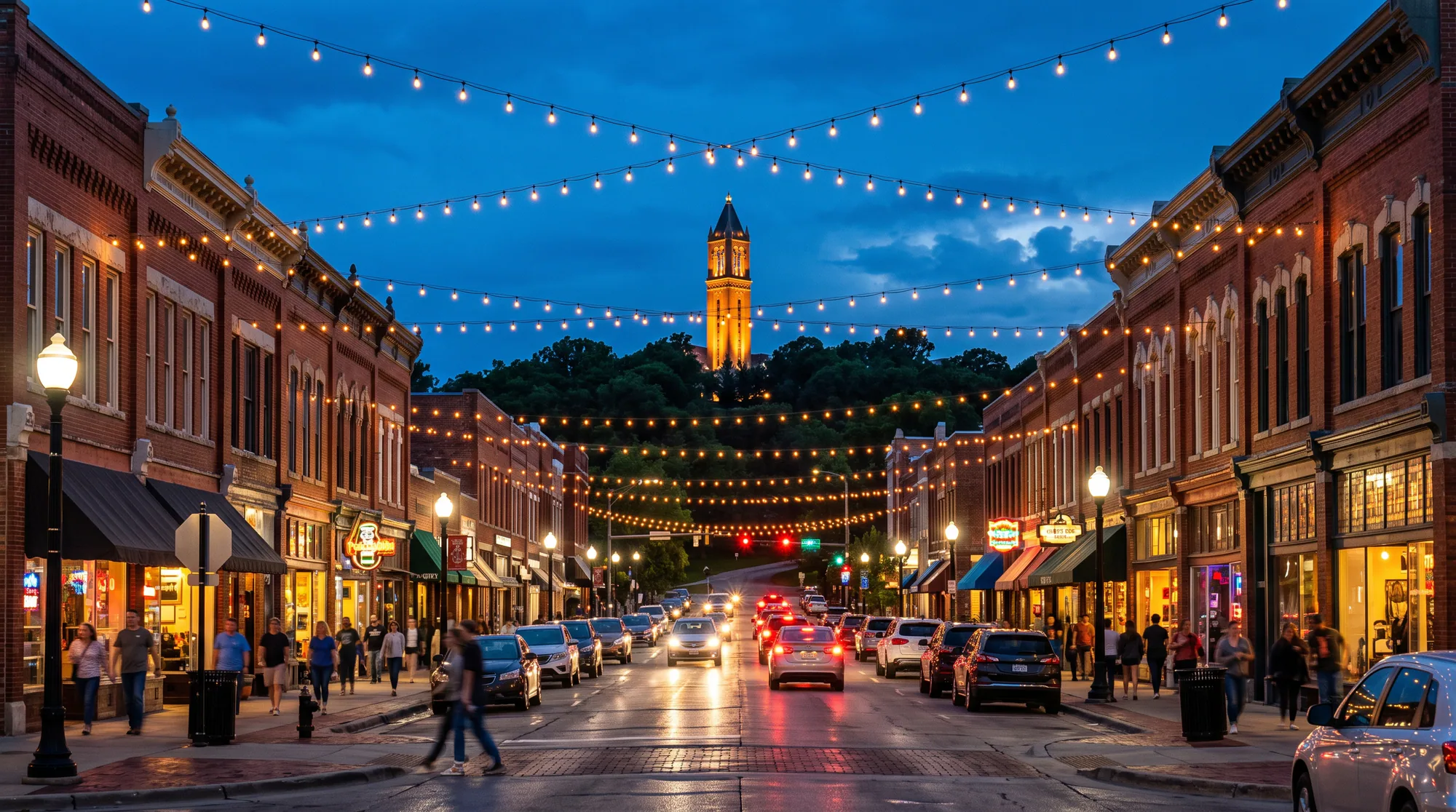 Lawrence, KS skyline