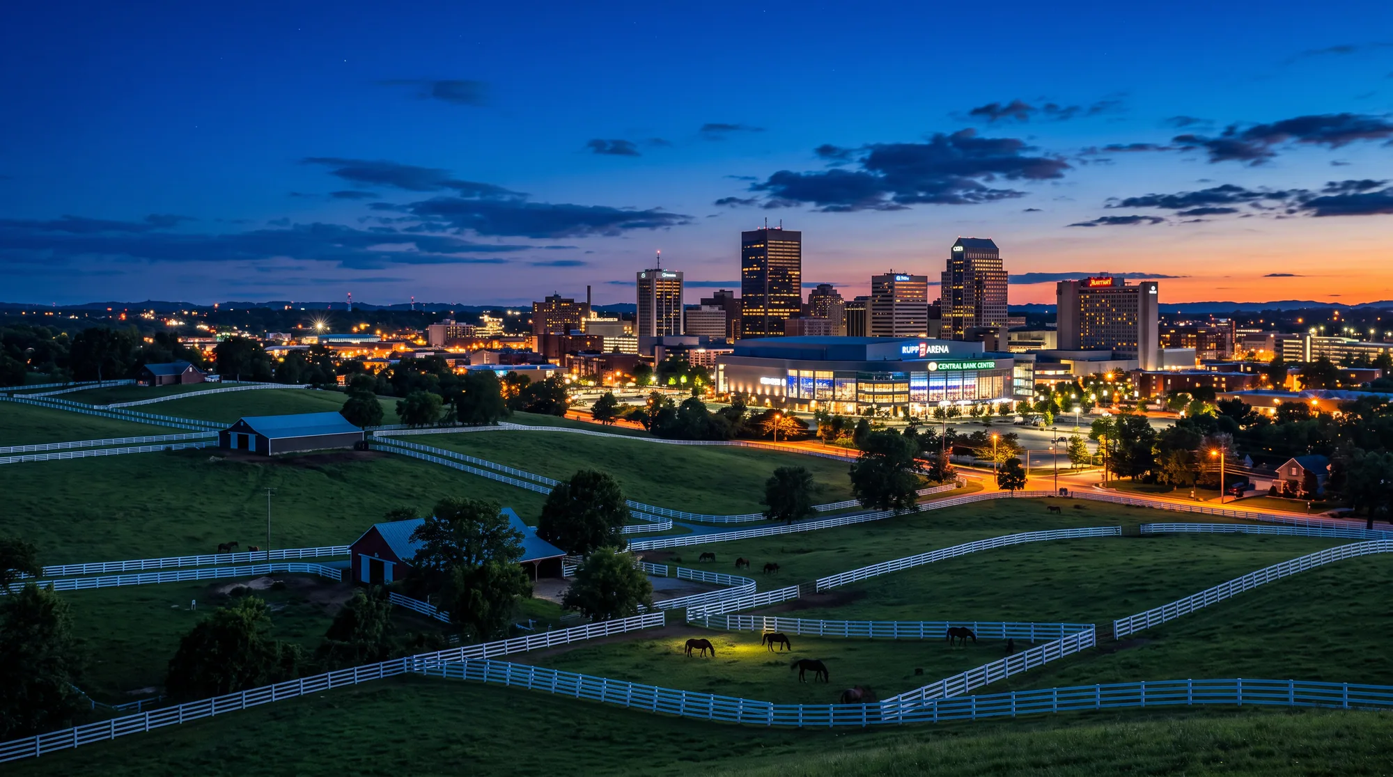 Lexington, KY skyline