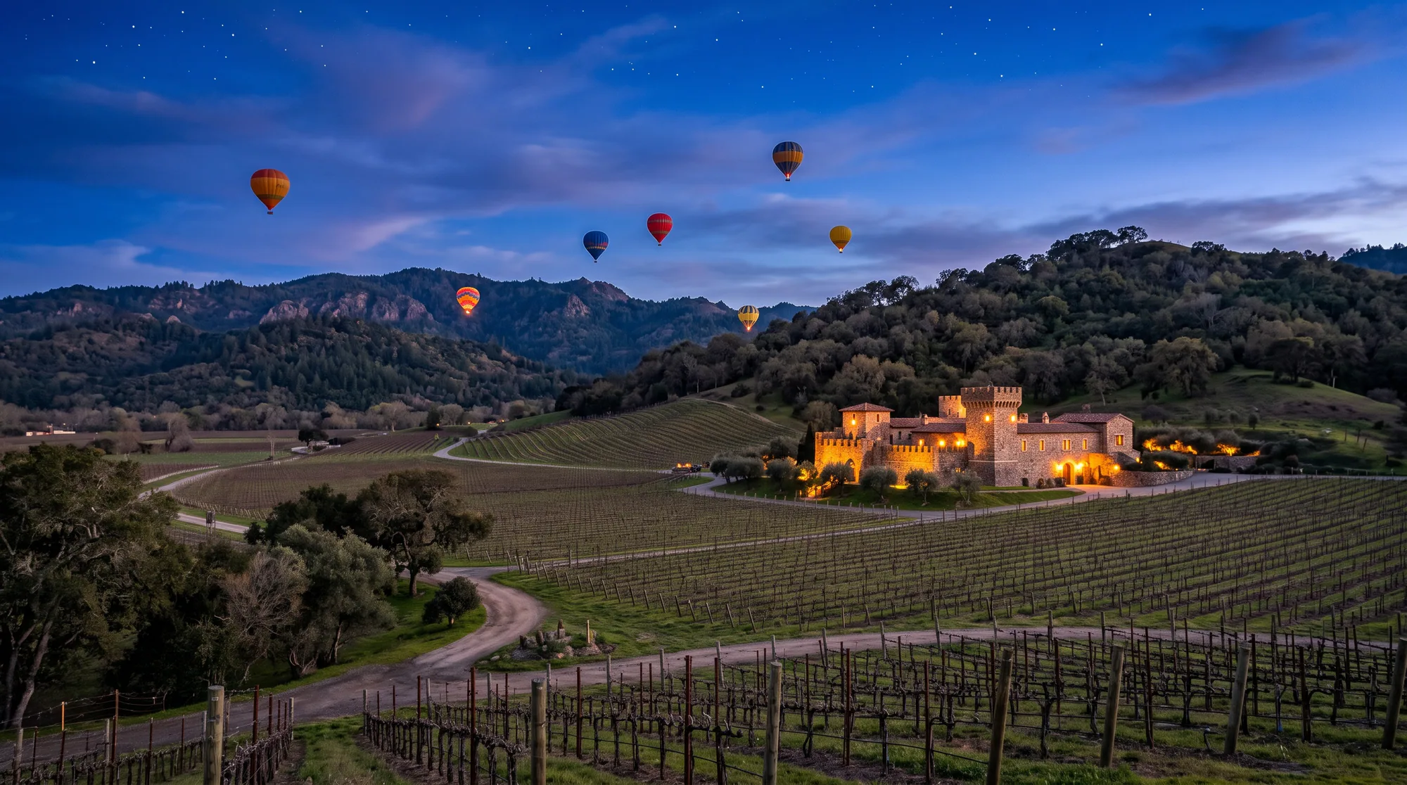 Napa, CA skyline