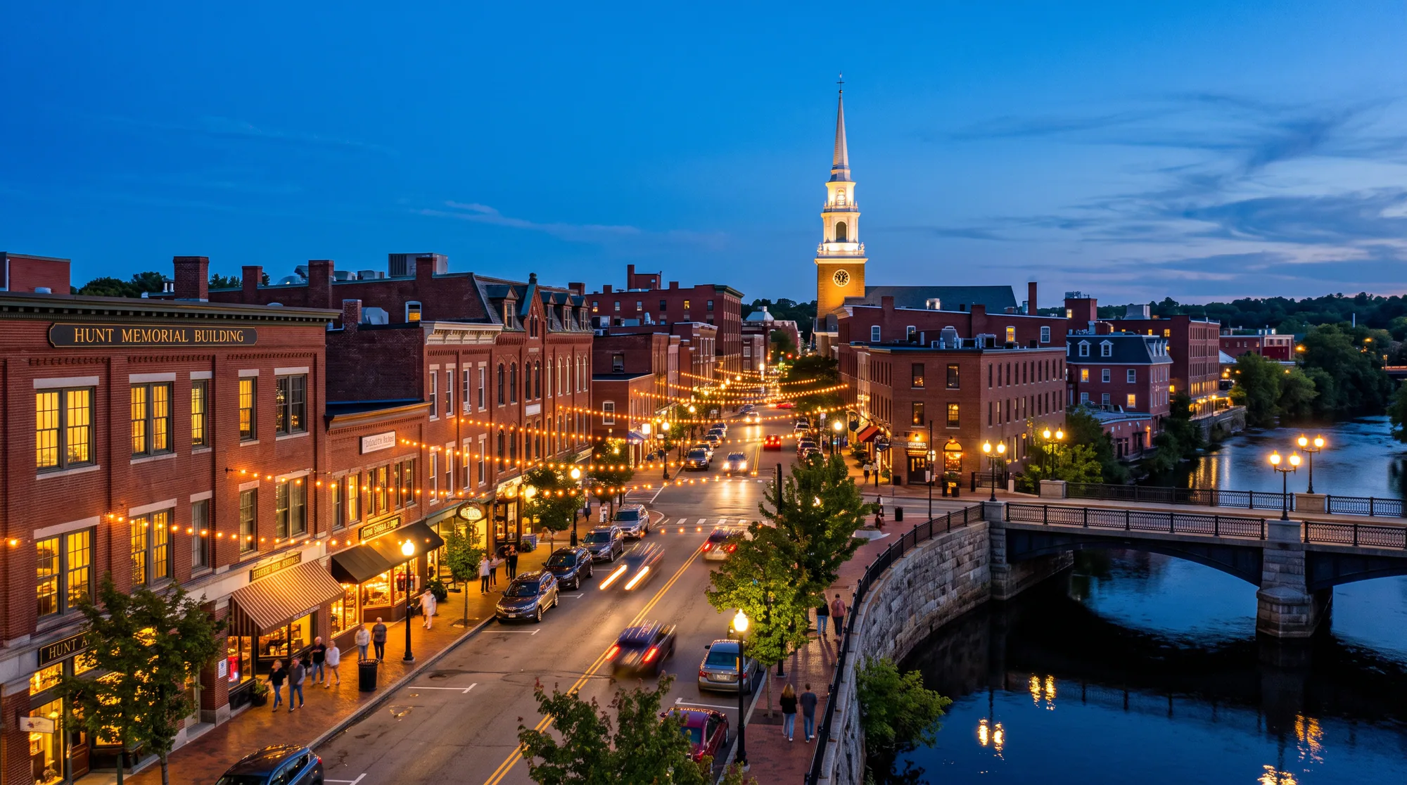 Nashua, NH skyline