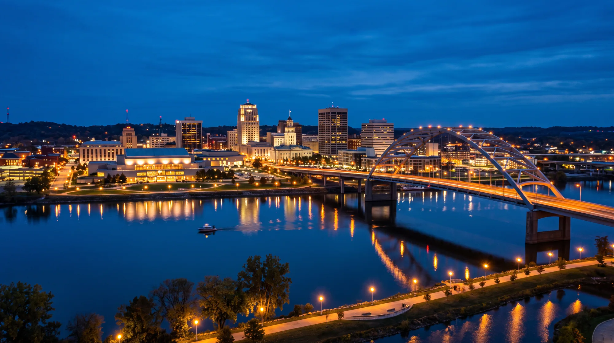 Peoria, IL skyline