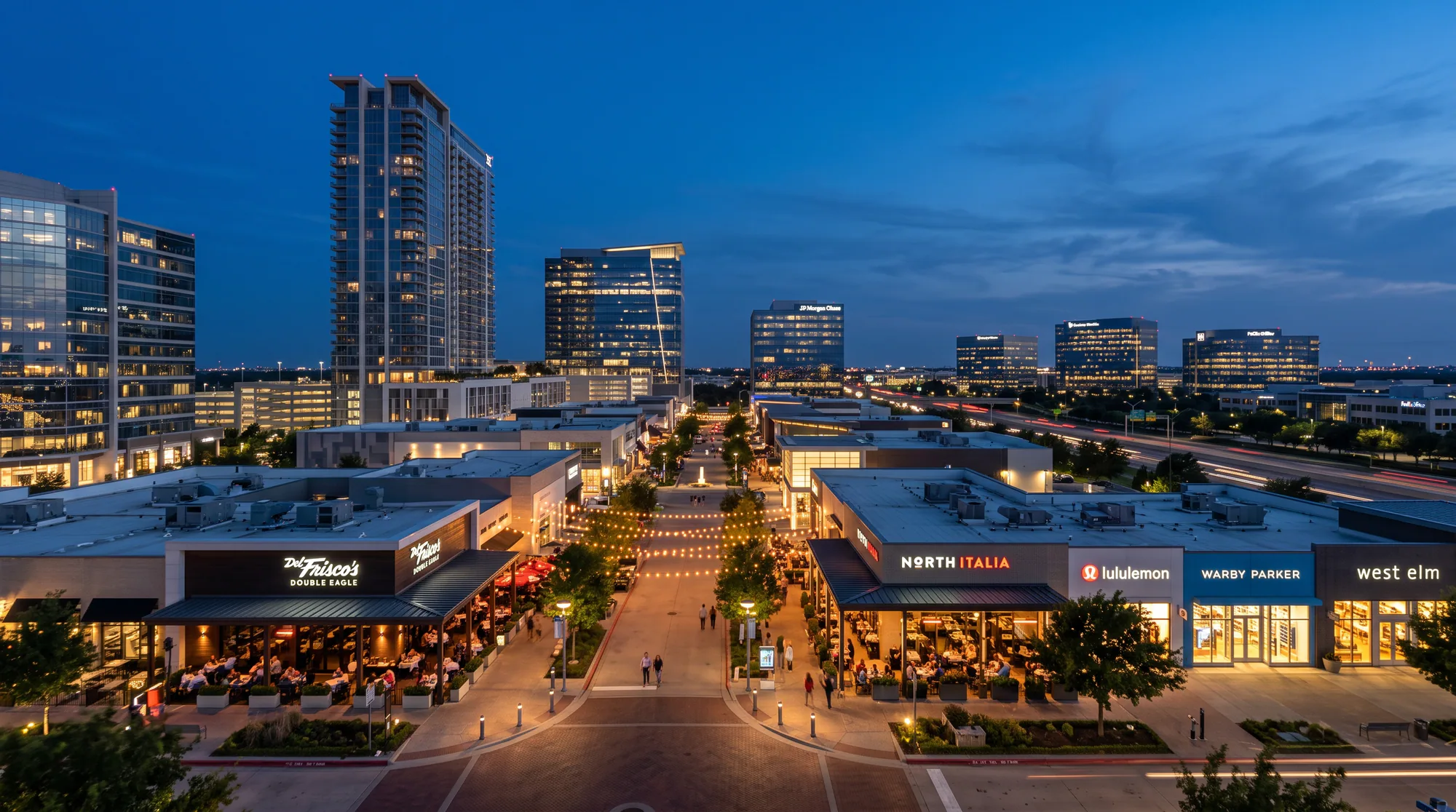 Plano, TX skyline