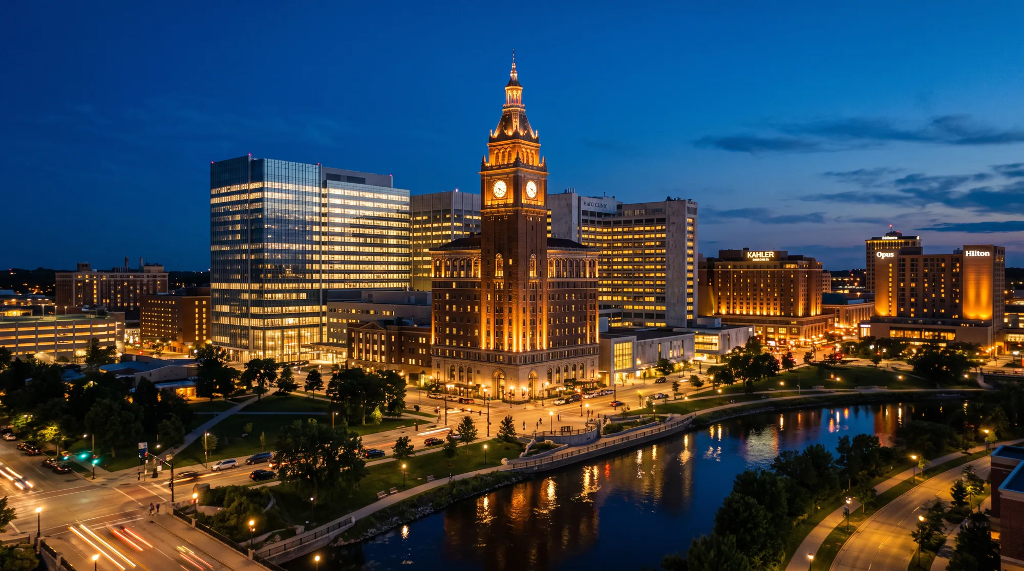 Rochester, MN skyline