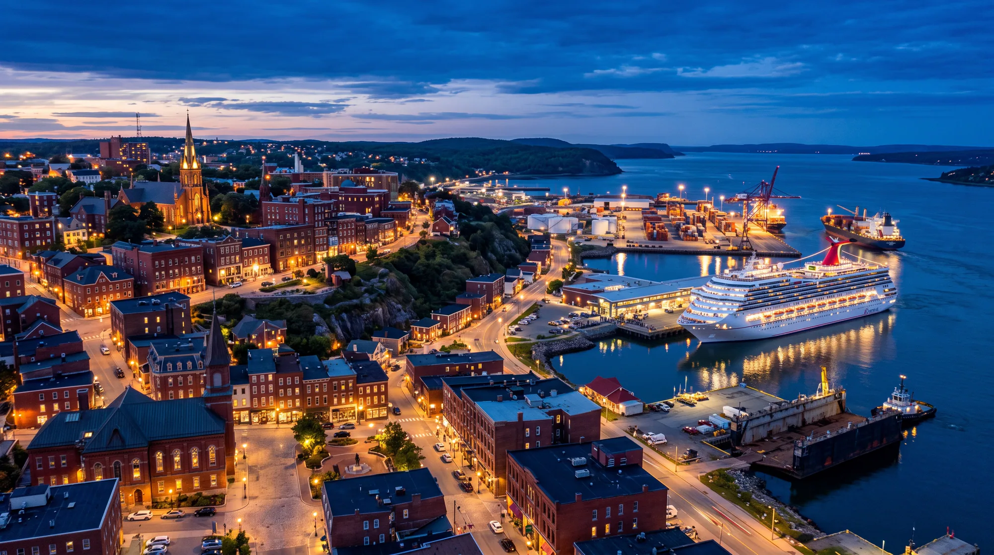 Saint John, NB skyline