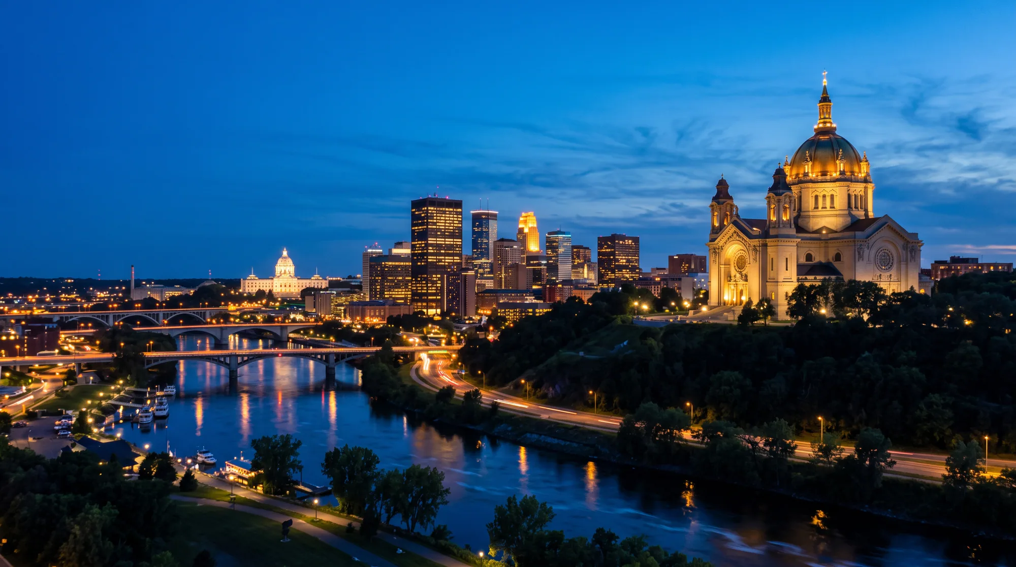Saint Paul, MN skyline