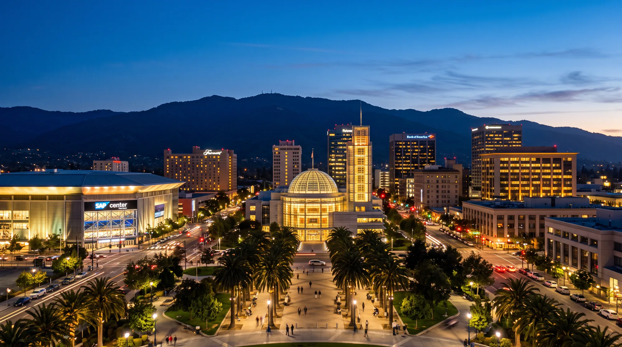 San Jose, CA skyline