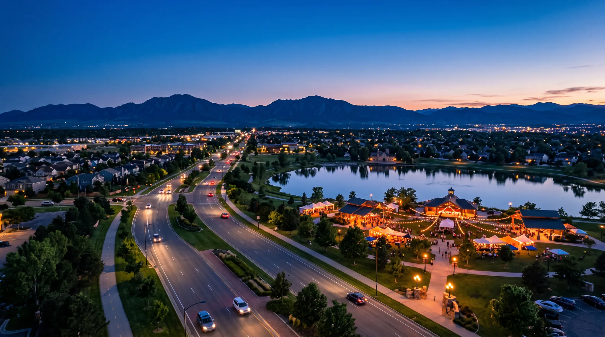 Thornton, CO skyline