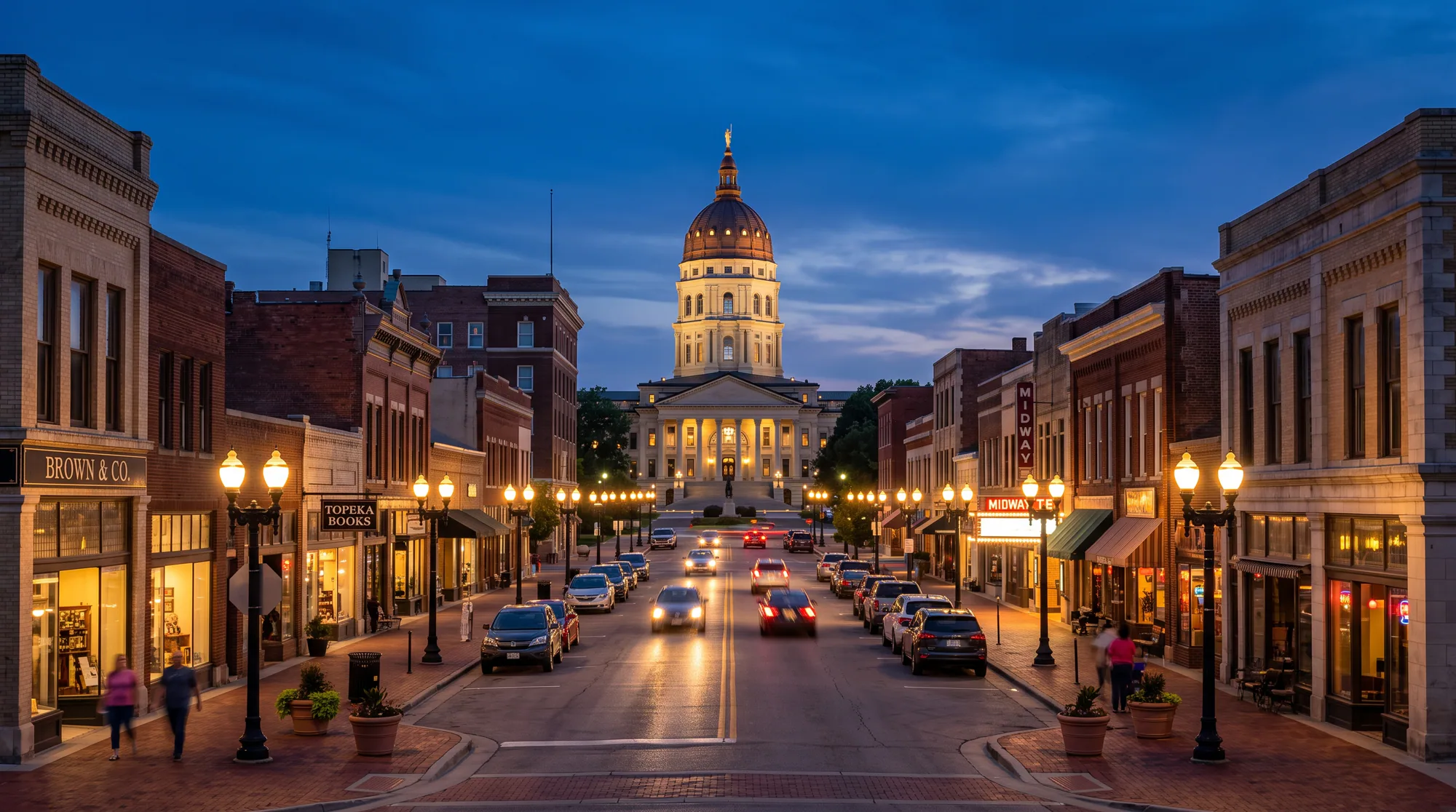 Topeka, KS skyline