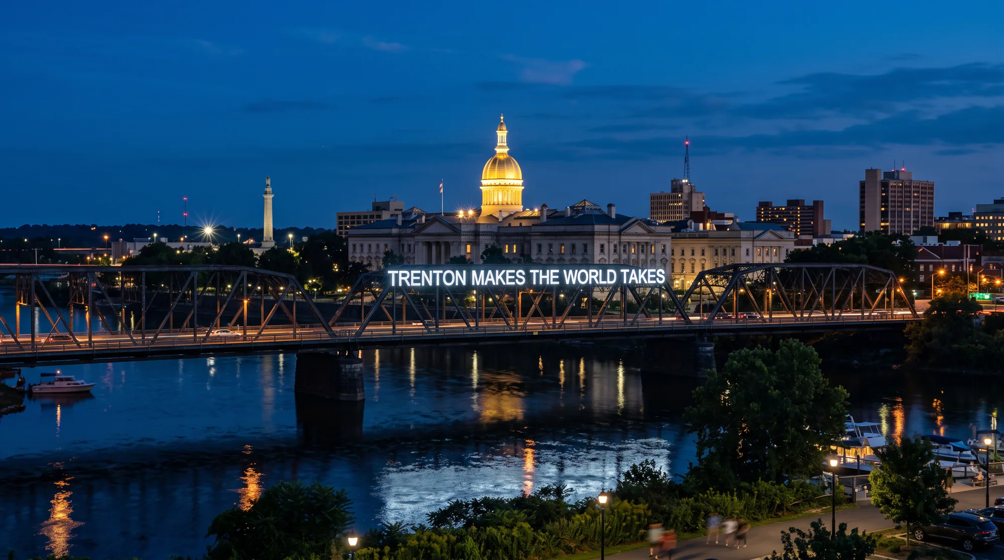 Trenton, NJ skyline