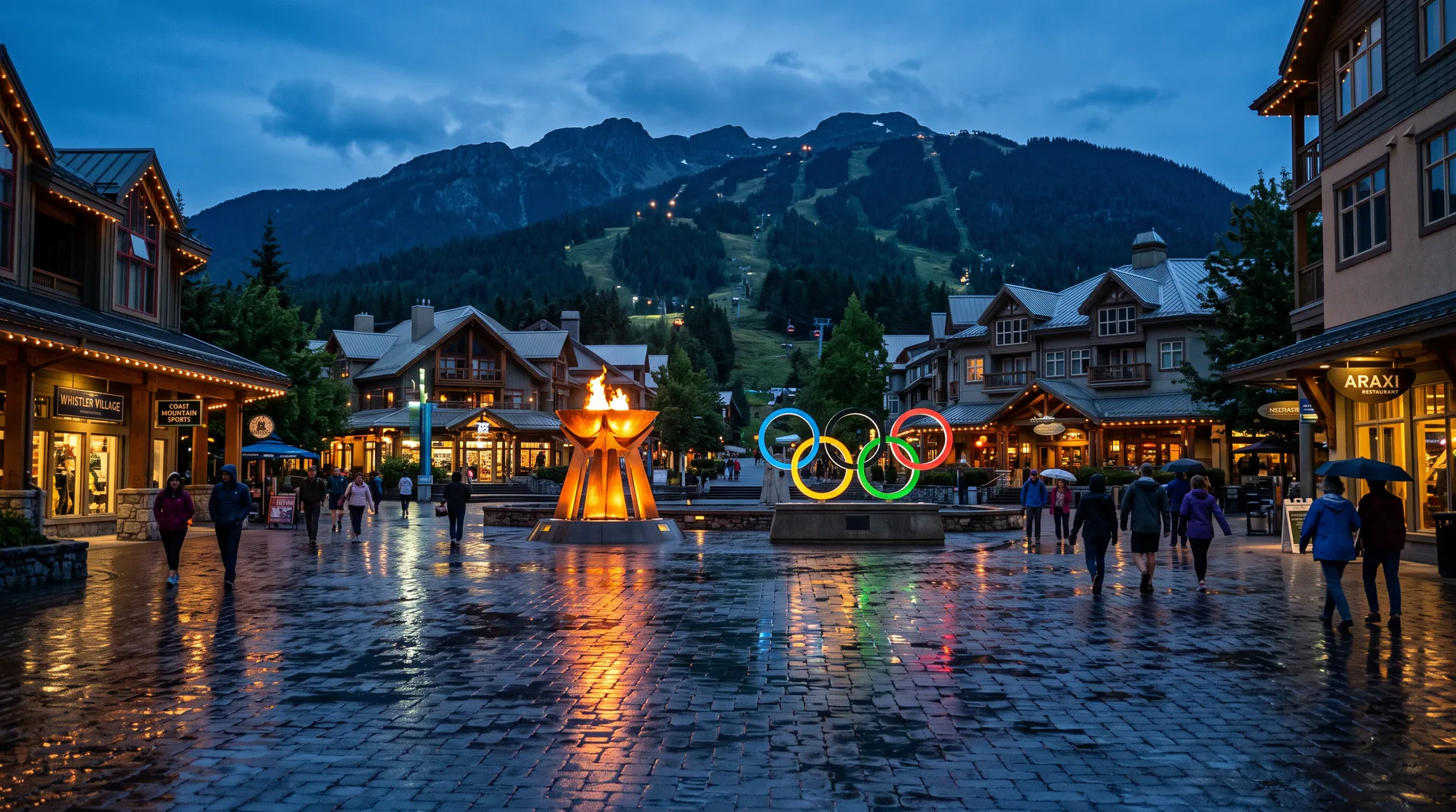 Whistler, BC skyline